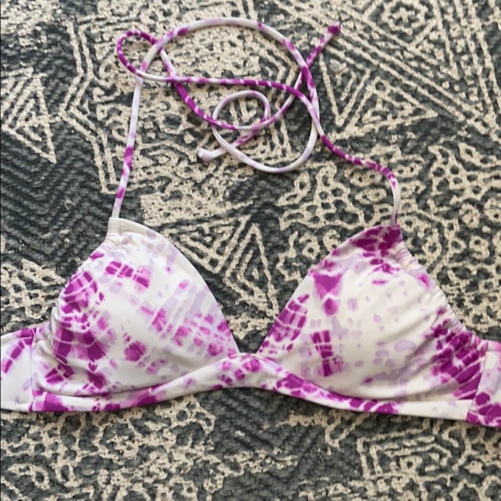 VS Pink Tie Dye Bikini Top